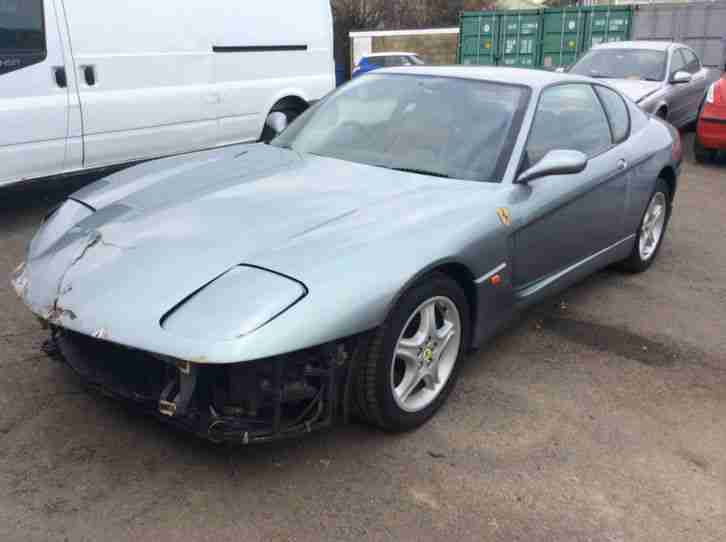 1999 Ferrari 456 GTM Auto 5.5 Damaged repairable Salvage