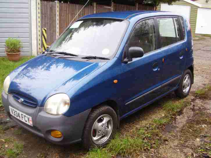 1999 HYUNDAI ATOZ+ AUTO BLUE great little car pick up Essex