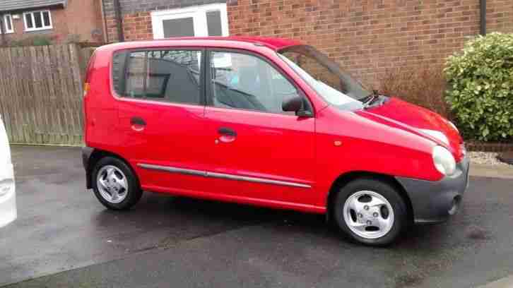 1999 HYUNDAI ATOZ RED