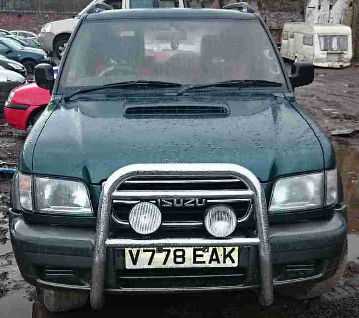 1999 ISUZU TROOPER DUTY 3.0 DT SWB GREEN 4x4 OFF ROAD (NO RESERVE AUCTION)