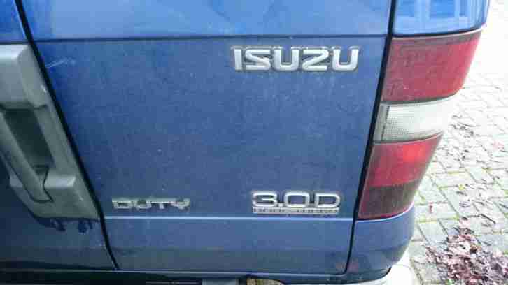 1999 ISUZU TROOPER DUTY DT LWB BLUE - Spares or Repair
