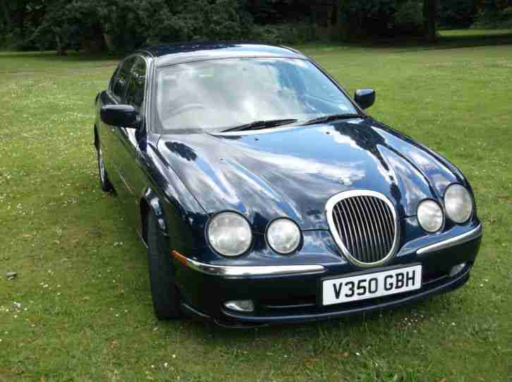 1999 JAGUAR S TYPE 3.0 AUTO PETROL SALOON BLUE ALLOY WHEELS CREAM INTERIOR