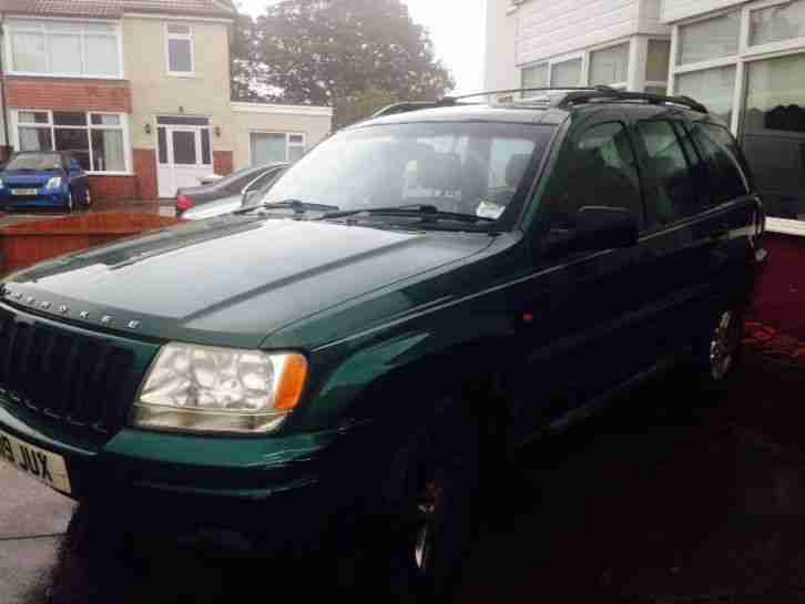 1999 JEEP GRAND CHEROKEE LIMITED V8 GREEN