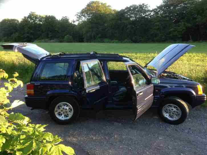 1999 JEEP GRAND CHEROKEE LTD AUTO 4x4, 4.0 Romano LPG, Tow Bar, 112k, SH, MOT'd.