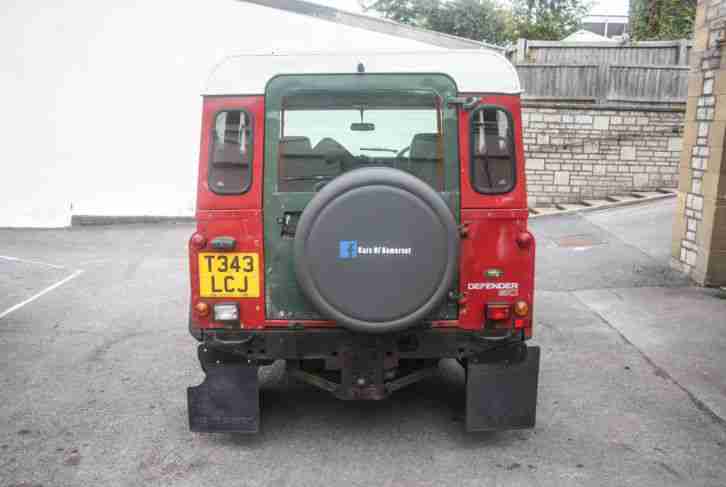 1999 LAND ROVER DEFENDER 90 TD5 RED Farm Spec 300tdi 200 tdi Panel Van 110