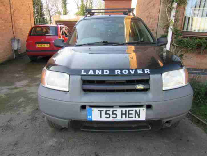 1999 LAND ROVER FREELANDER XEI S WAGON BLACK T55 HEN NUMBER PLATE SPARES OR REPA