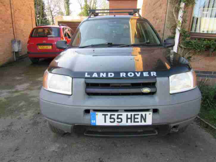 1999 LAND ROVER FREELANDER XEI S-WAGON BLACK T55 HEN NUMBER PLATE SPARES OR REPA