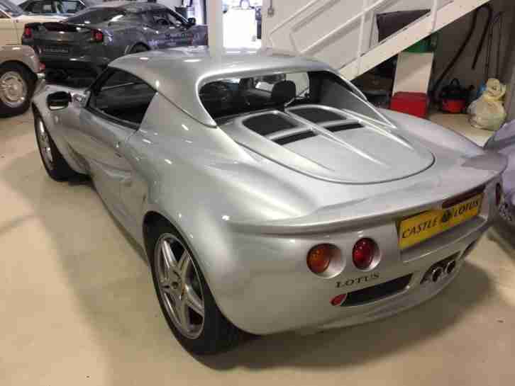 1999 Lotus Elise S1 convertible finished in Silver with Blue Leather