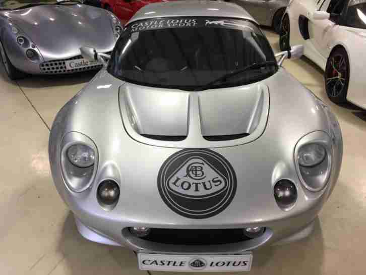 1999 Lotus Elise S1 convertible finished in Silver with Blue Leather