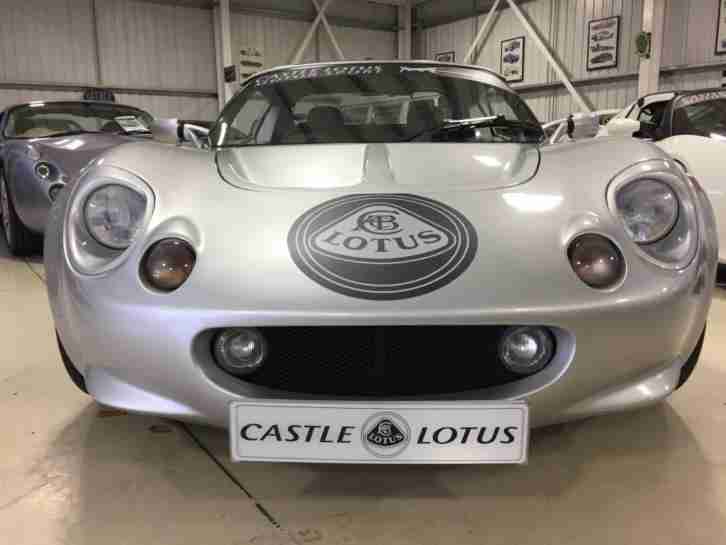 1999 Lotus Elise S1 convertible finished in Silver with Blue Leather