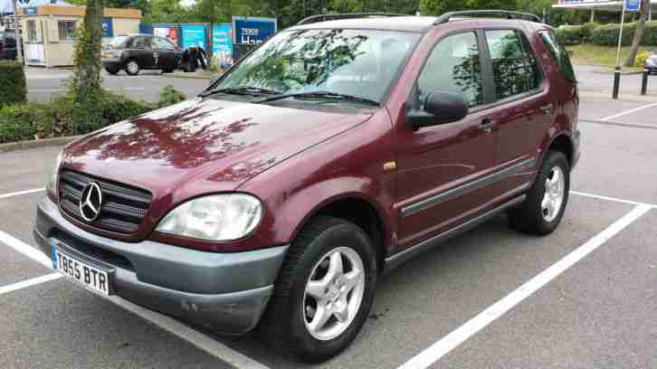 1999 MERCEDES ML 320 AUTO RED CLEAN, RELIABLE, EXCELLENT EXAMPLE