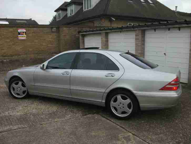 1999 MERCEDES S500L AUTO SILVER