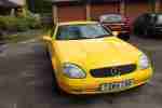 1999 MERCEDES SLK 230 KOMPRESSOR AUTO YELLOW