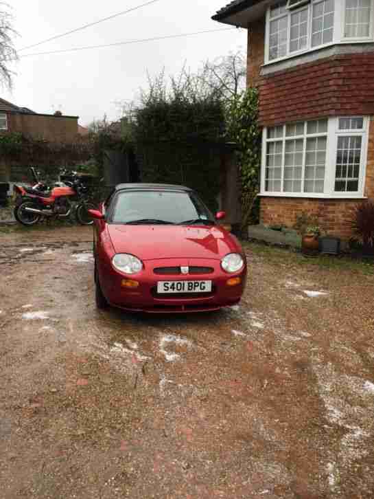 1999 MG MGF RED