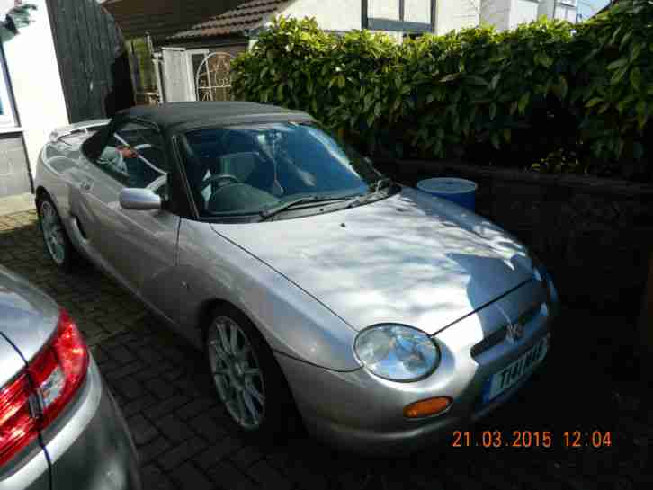 1999 MG MGF TROPHY SILVER 2 SEATER CONVERTIBLE CAR SPARES REPAIRS