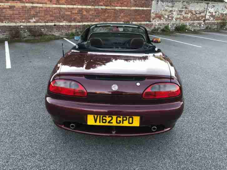 1999 Mgf 75th Anniversary Service History Very Low Mileage Not Mg Tf PRISTINE