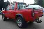 1999 D22 2.5TD 4X4 RED navaro