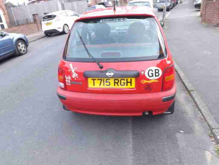 1999 NISSAN MICRA INSPIRATION 16V RED Long MOT