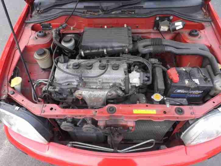 1999 NISSAN MICRA INSPIRATION 16V RED Long MOT