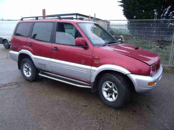 1999 NISSAN TERRANO SE TOURING TDI A RED 7 SEATER