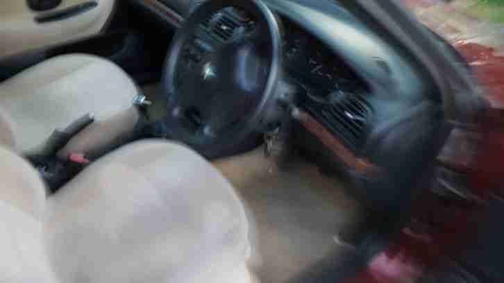 1999 PEUGEOT 406 LX RED