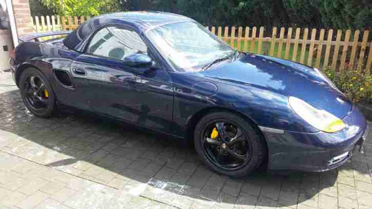 1999 PORSCHE BOXSTER BLUE - WITH HARDTOP
