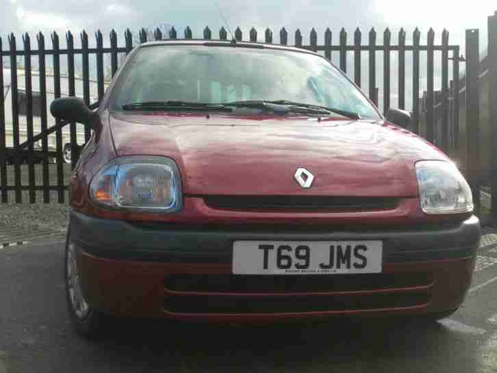 1999 CLIO 1.2. MOT'D, SERICE HISTORY,