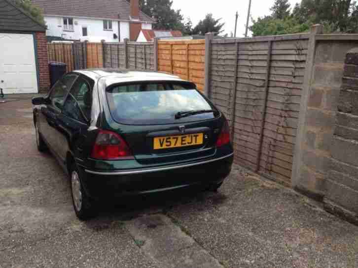 1999 ROVER 200 GREEN LOW MILEAGE