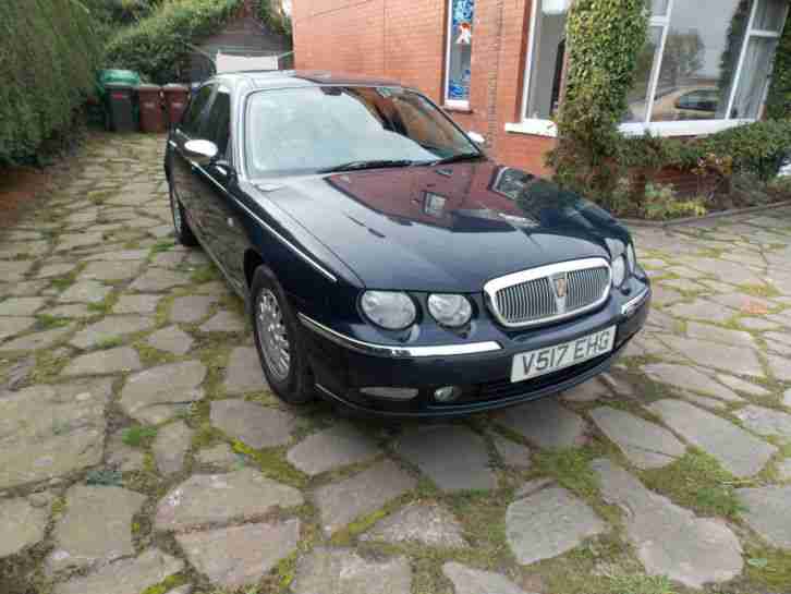 1999 ROVER 75 CONNOISSEUR BLUE 2.5 LTR, AUTOMATIC, ONLY 54,248 MILES, TWO OWNERS