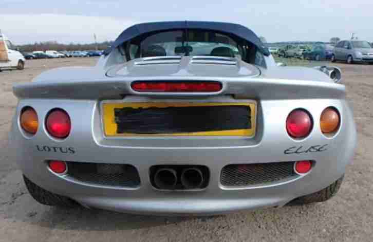 1999 S Lotus Elise 1.8 S1 118bhp Siver Minor Damage Salvage Repairable