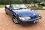 1999 9 3 2.0 SE TURBO BLUE CONVERTIBLE