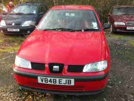 1999 SEAT IBIZA S RED