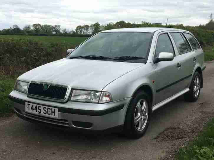 1999 SKODA OCTAVIA COMBI SILVER 12M MOT JUST SERVICED ESTATE DIESEL HPI CLEAR
