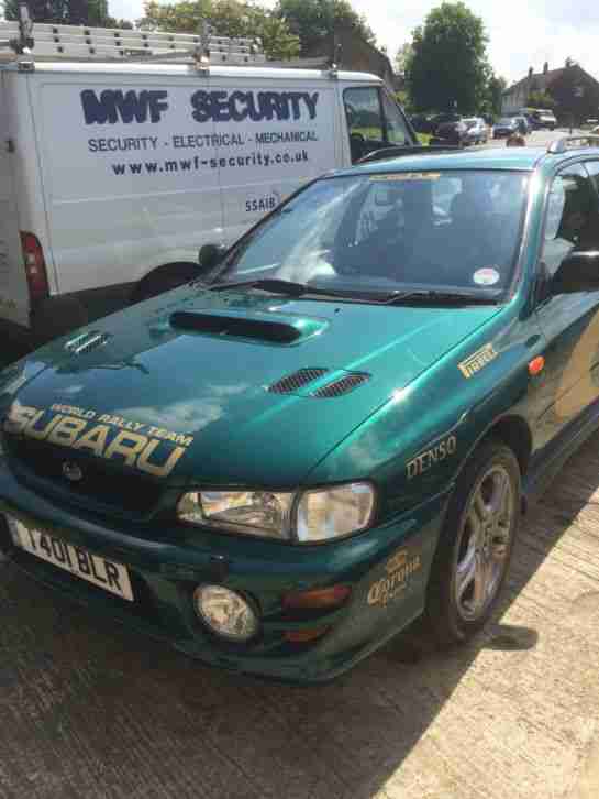 1999 SUBARU IMPREZA TURBO 2000 AWD GREEN