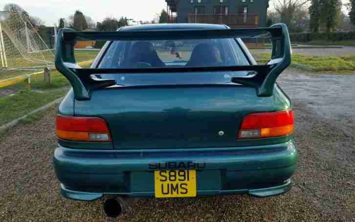 1999 SUBARU IMPREZA TURBO 2000 AWD GREEN,WIDE ARCH KIT,CUSTOM LOOK,FAST,MODIFIED