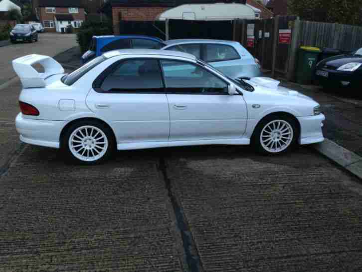 1999 SUBARU IMPREZA TURBO 2000 AWD WHITE