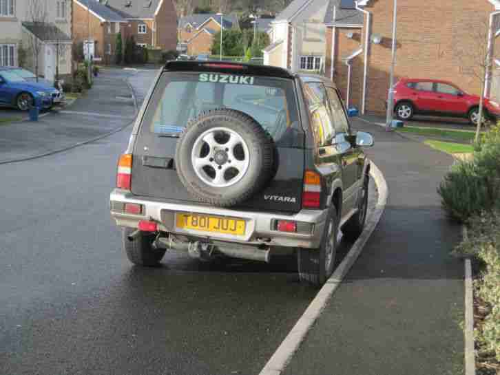 1999 SUZUKI VITARA JX 4 U HARD-TOP BLACK/SILVER