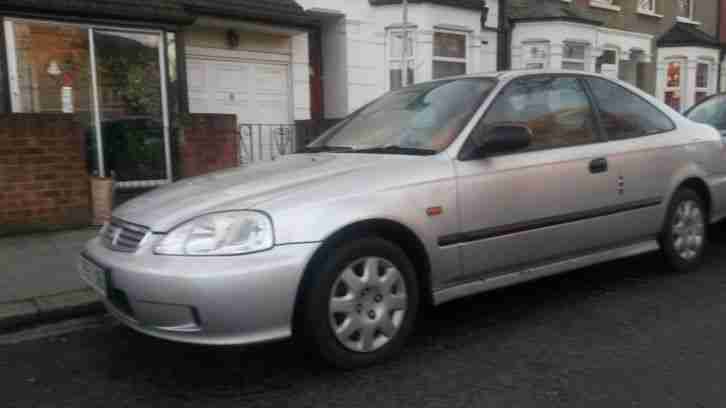 1999 T HONDA CIVIC 1.6 LS SILVER + 125K MILES + 6 ONWERS + V TECH + SILVER