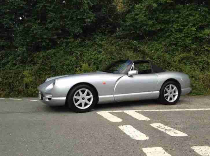 1999 T TVR CHIMAERA 450 4.5 SILVER ONLY 70000 MILES LOVELY EXAMPLE