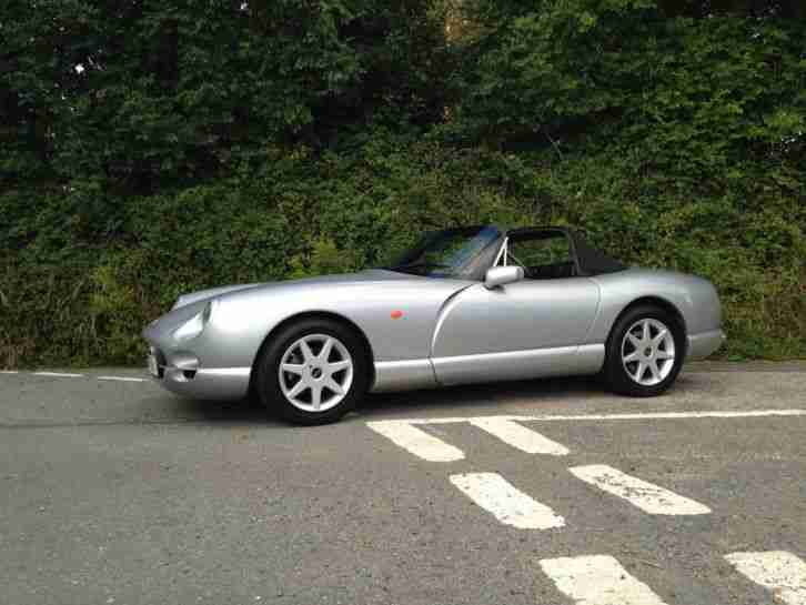 1999 T TVR CHIMAERA 450 4.5 SILVER ONLY 70000 MILES LOVELY EXAMPLE