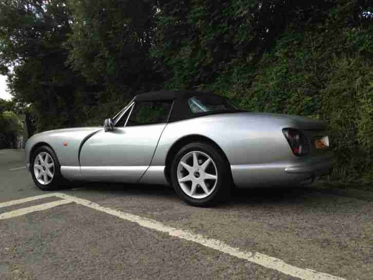 1999 T TVR CHIMAERA 450 4.5 SILVER ONLY 70000 MILES LOVELY EXAMPLE