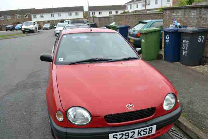 1999 TOYOTA COROLLA 16V RED