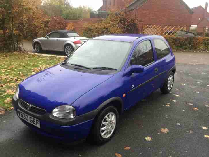 1999 VAUXHALL CORSA CLUB 16V BLUE