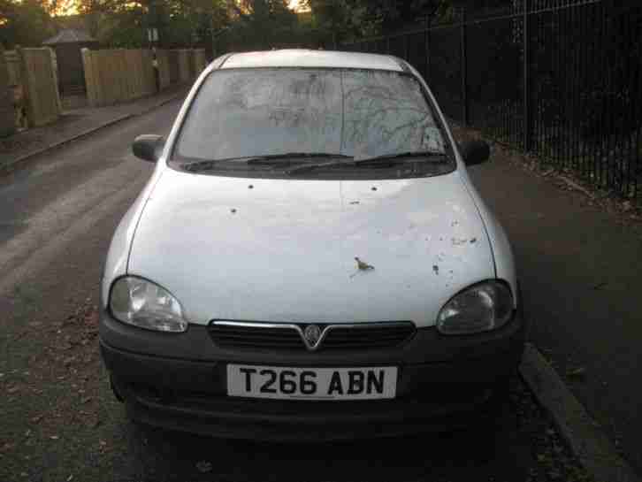 1999 VAUXHALL CORSA ENVOY 12V WHITE SPARES OR REPAIRS