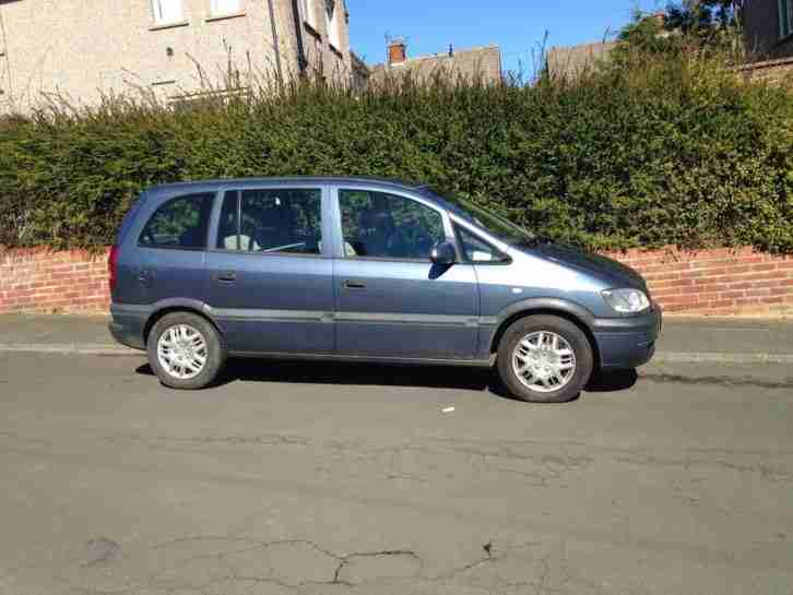 1999 VAUXHALL ZAFIRA 16V BLUE SPARES OR REPAIRS