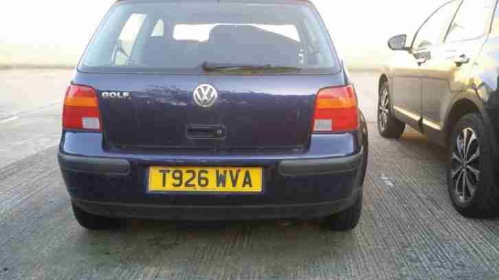 1999 VOLKSWAGEN GOLF L BLUE