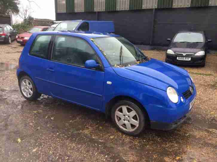 1999 VOLKSWAGEN LUPO S BLUE CHEAP SPARES OR REPAIRS PROJECT EURO DUB FIRST CAR