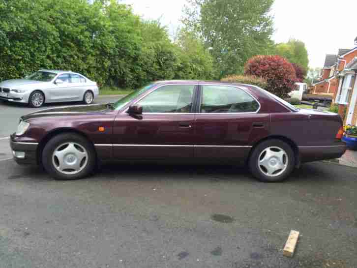 1999 lexus ls400 auto 130000 miles red pers.no plate T 9 MOH (TOMMO)