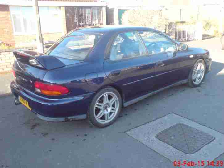 1999 subaru impreza turbo,96,000 miles,no rust,all mot's,6 months mot