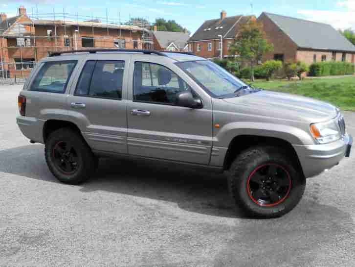 2 " lifted 2002 JEEP GRAND CHEROKEE 2.7 CRD LTD AU SILVER